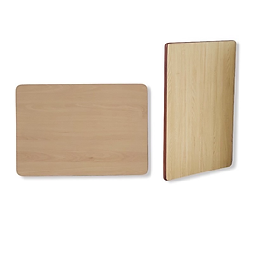 Mặt bàn gỗ đẹp, 70 x 50 cm, dày 22mm , Plywood Beech phủ Laminate chống trầy 2 mặt Plyconcept (Không kèm chân bàn)