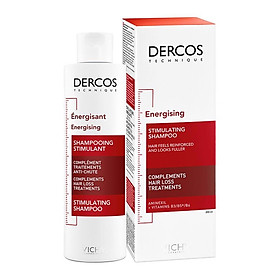 Dầu gội giúp ngăn ngừa và giảm rụng tóc, giúp tóc trông dày mượt hơn Dercos Technique Energising Stimulating Shampoo 200ml