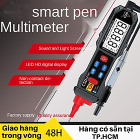 Mua  Hàng sẵn sàng + 100% nguyên bản  Bút kiểm tra điện áp AC DC vạn năng màn hình LCD kỹ thuật số