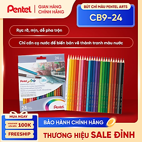 Bút chì nước Pentel CB9 cao cấp chất chì mềm dễ tán dễ pha trộn màu