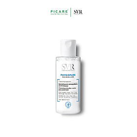 Dung Dịch Rửa Mặt, Tẩy Trang Dành Cho Mặt, Vùng Mắt Và Môi SVR Physiopure Eau Micellaire Chai 75ml - PEM75