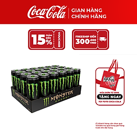 Lốc 24 Lon Nước Tăng Lực Giải Khát Monster Energy 355ml/Lon  Coca-Cola Official Store Sale 25.10_TK