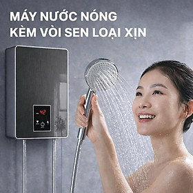 Máy Nước Nóng Trực Tiếp Cao Cấp Cho Phòng Tắm – LCD Cảm Ứng, Chống Giật An Toàn, Dễ Lắp Đặt