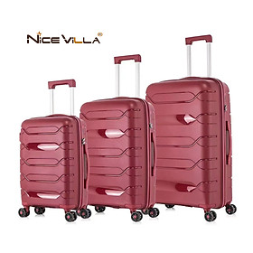 Vali Thời Trang NiceVilla Nhựa Dẻo PP Chống Va Đập Size 20inch & 24inch & 28inch [Mẫu Mới Giảm 50