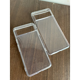 Ốp lưng cho Google Pixel 8 , Pixel 8 Pro silicon trong suốt hãng GOR bảo vệ Camera Hàng nhập khẩu
