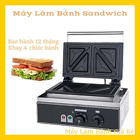 Mua Máy Làm Bánh Hotdog Tam Giác 4 Khuôn - HĐ88 Máy Nướng Bánh Sandwich 4 Chiếc Công Suất 1500W hàng nhập khẩu