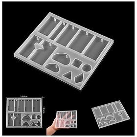 Mua Set 1 Khuôn Làm Mặt Dây Chuyền Bằng Nhựa Epoxy Diy