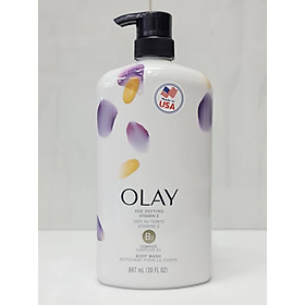 Hình ảnh Sữa Tắm Dưỡng Ẩm Trắng Da OLAY Body Wash 887ml USA