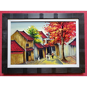 Tranh sơn mài cao cấp - Phố Cổ Hà Nội