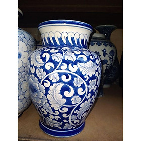 Mua Lọ Hoa Men Ngọc Lam Vẽ Tay Nghệ Thuật