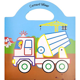 Things That Go Sticker & Colour: Trucks And Diggers