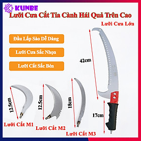 Lưỡi Cưa Cắt Tỉa Cành, Hái Quả Trên Cao Đa Năng KUNBE