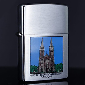 Bật Lửa Zippo 2001 - Notre Dame Cathedral Saigon