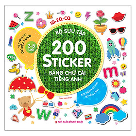 Bộ Sưu Tập 200 Sticker - Bảng Chữ Cái Tiếng Anh