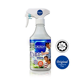 Chai xịt Bioion Deo-Sanitizer 500ML khử mùi, làm sạch vật dụng gia đình