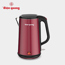 Mua Ấm đun nước cao cấp Điện Quang ĐQ EKT08 1818 R (1800W  1.8L  inox 304  vỏ 3 lớp  màu đỏ)