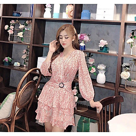 Váy Bay Tay Dài Tùng Bèo Tầng mã VD2864190
