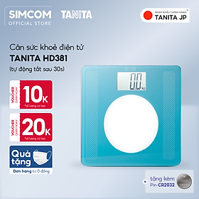Cân sức khoẻ điện tử Tanita HD381 Nhật Bản, Cân tanita, chính hãng nhật bản,cân điện tử,cân chính hãng,cân nhật bản, cân sức khoẻ y tế, cân sức khoẻ gia đình, cân sức khoẻ cao cấp,cân 120kg,cân 130kg,cân 150kg,Cân sức khoẻ mini