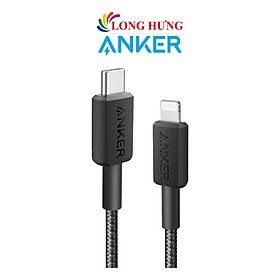 Cáp USB Type-C to iP Anker 322 MFI Nylon Cable III 0.9m A81B5 1.8m A81B6