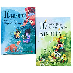 [Download Sách] Sách truyện kể hàng đêm 10 minute fairy tales và bedtime story tặng kèm file nghe - bìa cứng, in màu, song ngữ anh việt