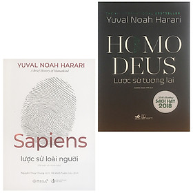 Hình ảnh Combo 2 cuốn lược sử hay nhất: Sapiens - Lược Sử Loài Người + Homo Deus - Lược Sử Tương Lai