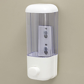 Hộp đựng chất lỏng (xà phòng, sữa tắm, nước rửa tay...) thiết kế 1 ngăn, 2 ngăn tùy ý lựa chọn để gắn tường trong nhà tắm, dễ dàng nhấn để lấy lượng vừa phải
