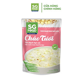 Hình ảnh Cháo tươi Sài Gòn Food yến mạch hạt sen 240g