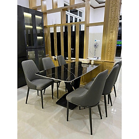 Mua Bộ bàn ăn mặt đá nhập khẩu sang trọng  hiện đại CTL03 Tundo nhiều lựa chọn