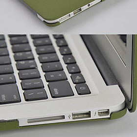 Ốp lưng cho Macbook cao cấp - Màu Xanh Rêu