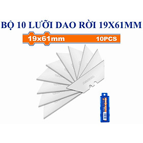 Mua  CHÍNH HÃNG  Bộ 10 lưỡi dao rời 19x61mm WADFOW WMK1K61