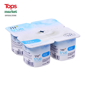 Lốc 4 Hộp Sữa Chua TH True Ít Đường 100G