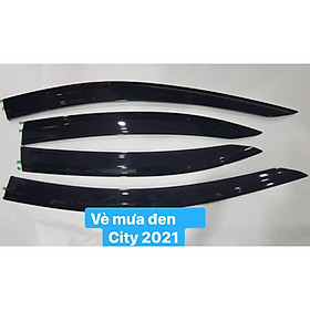 Vè Che Mưa Đen Dành Cho Xe City 2021 bộ 4 chi tiết
