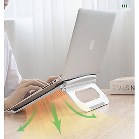 Mua Giá đỡ laptop - máy tính bảng tản nhiệt để bàn tiện lợi nhỏ gọn - Hàng chính hãng ( Giao màu ngẫu nhiên )