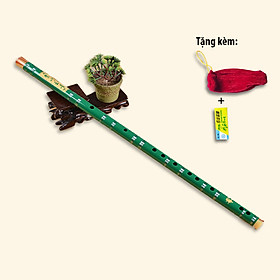 Mua Sáo Trúc Dizi Xanh Ngọc Tặng Kèm Màng Rung  Túi Nhung