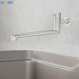 Mua Vòi rửa chén gắn tường dòng lạnh inox 304 Hobby home decor VT4