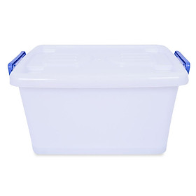 Thùng vuông 30 lít - có bánh xe Duy Tân 750 (52 x 32 x 27.5 cm) giao quai màu ngẫu nhiên thùng đựng thực phẩm đồ đa năng