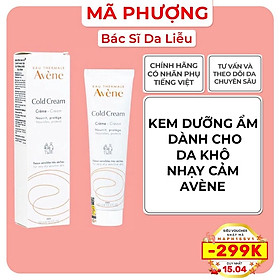 COLD CREAM AVENE DƯỠNG ẨM DA KHÔ NHẠY CẢM 100ml