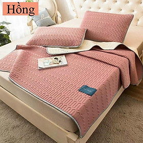 Chiếu điều hoà cao su non Tencel + tặng kèm 2 vỏ gối