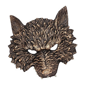 Wolf Half Face  Cosplay Costume Masquerade  Half for Festivals Party