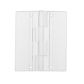 4X 10pcs 45x38mm Clear Acrylic Plastic Folding Door Piano   Hinges