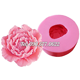 Mua Khuôn silicone làm rau câu hoa mẫu đơn – Loại 8 cm - Mã số 1018
