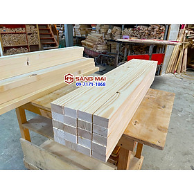 Mua - Thanh gỗ thông 3cm x 5cm x dài 1m2 + láng mịn 4 mặt