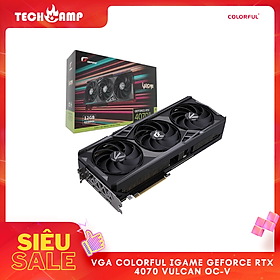 Card màn hình Colorful iGame GeForce RTX 4070 Vulcan OC-V - Hàng chính hãng