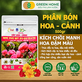 Phân Bón NPK Greenhome, Chuyên Rau Ăn Lá, Củ, Cây Ăn Trái, Hoa, Dinh Dưỡng Cân Đối, Chắc Rễ, Khoẻ Cây, Bông To, Sai Quả