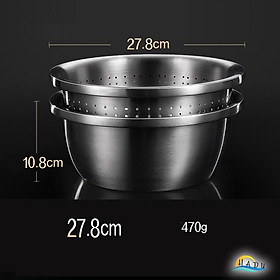 Mua Bộ Rổ Thau Inox 304 Lưới Lớn Nhỏ Sâu Lòng Cao Cấp 20cm 22cm 24cm 16cm 28cm 30cm 32cm 34cm Đạt Chất Lượng Đức HADU