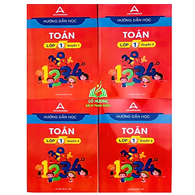Hình ảnh sách Sách - Combo 4 cuốn Hướng dẫn học toán lớp 1