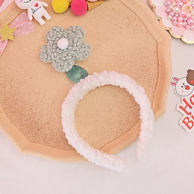 Cài tóc băng đô, Bờm tóc nữ đẹp lò xo gấm hoa Handmade dễ thương cute Nhiều màu - Mã CT006