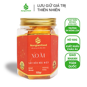 Xoài sấy dẻo đặc biệt Nonglamfood hũ 150g