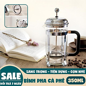 Bình pha cafe, pha trà chuẩn kiểu Pháp. Bình cafe để bàn 350ml 