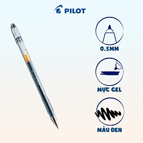 Bút gel pilot g-1 mực đen/bl-g1-5t-b cao cấp nhập khẩu chính hãng nhật bản